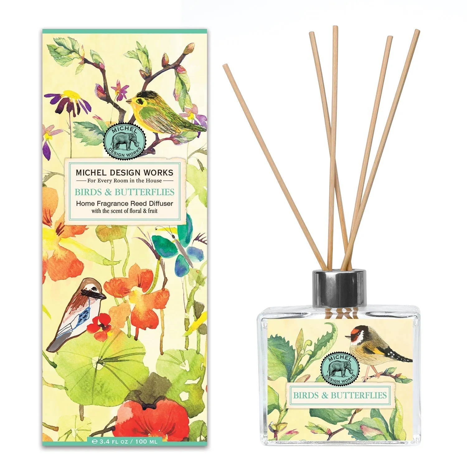 Birds & Butterflies - Home Fragrance Reed Diffuser