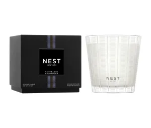 Cedar Leaf & Lavender 3-Wick Candle Nest New York