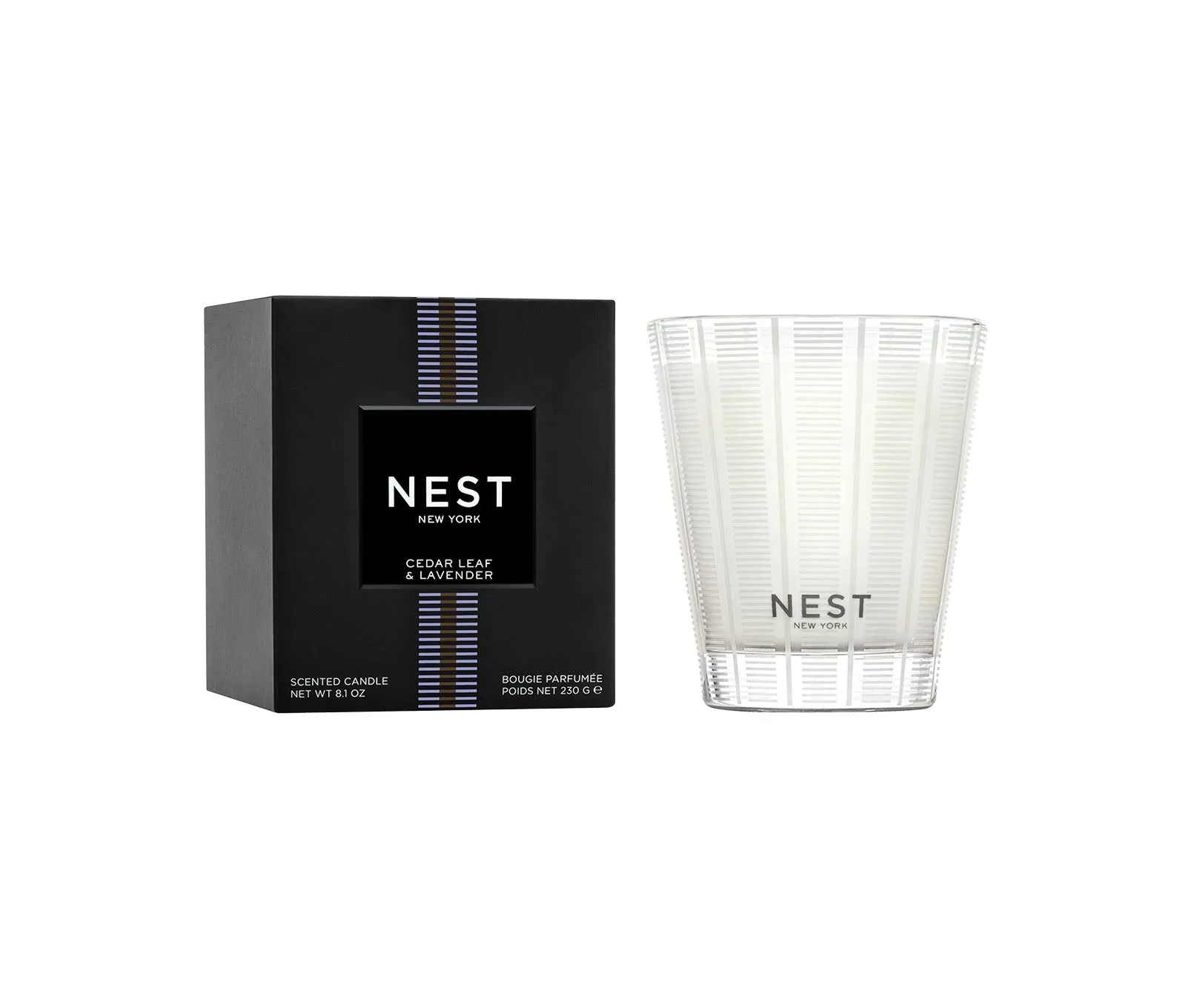 Cedar Leaf & Lavender Classic Candle Nest New York