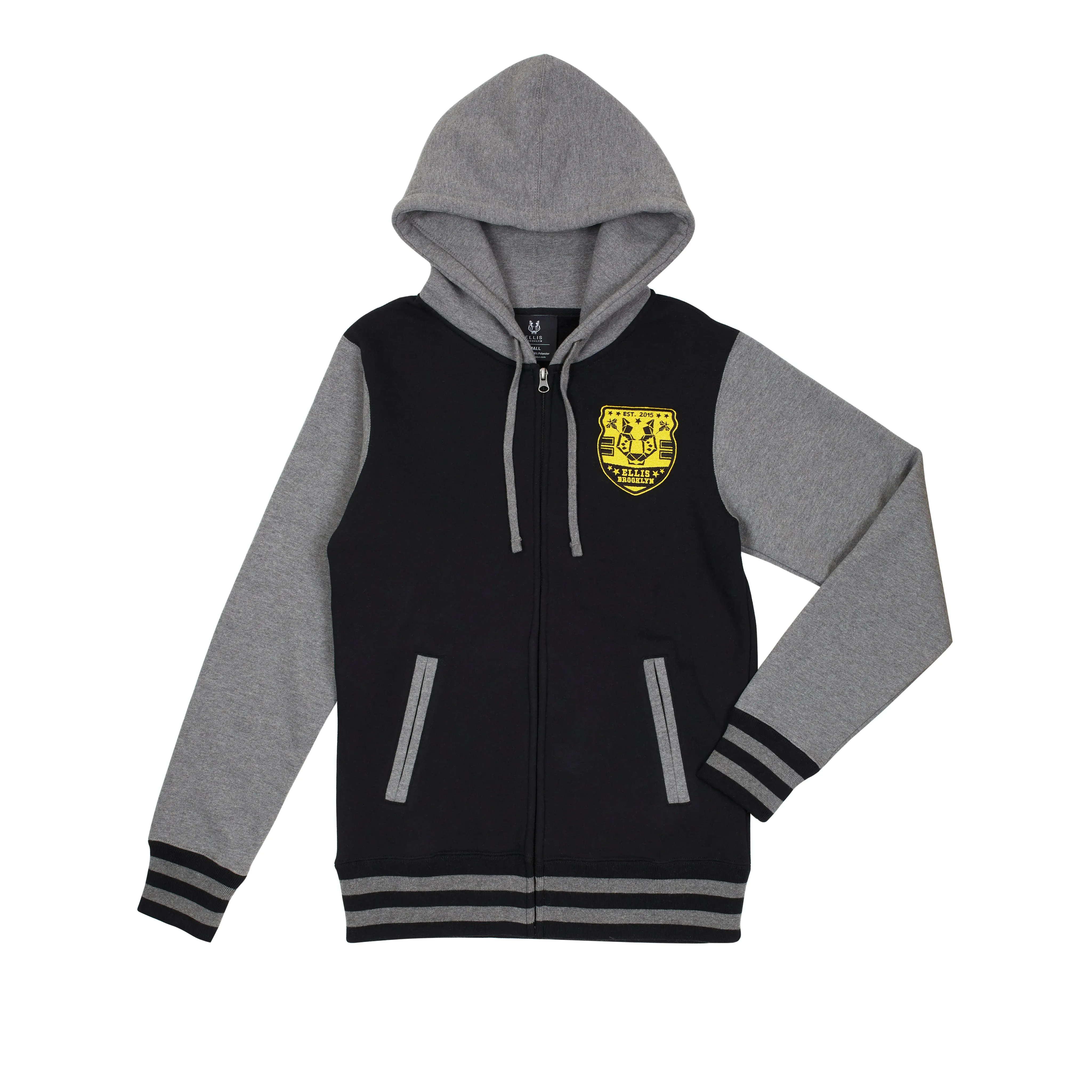 Ellis Brooklyn BEE Varsity Zip HoodieLimited Edition Ellis Brooklyn