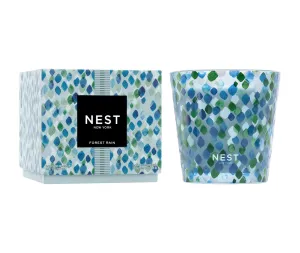 Forest Rain Decorative 3-Wick Candle Nest New York