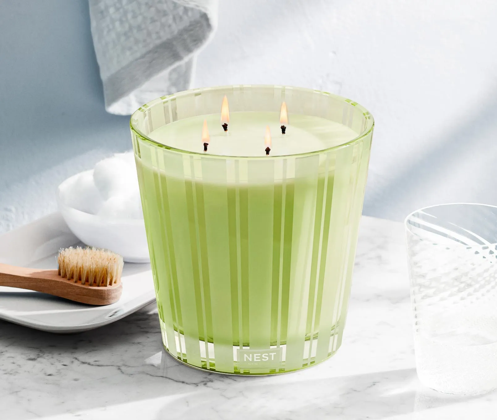 Lime Zest & Matcha Luxury Candle Nest New York