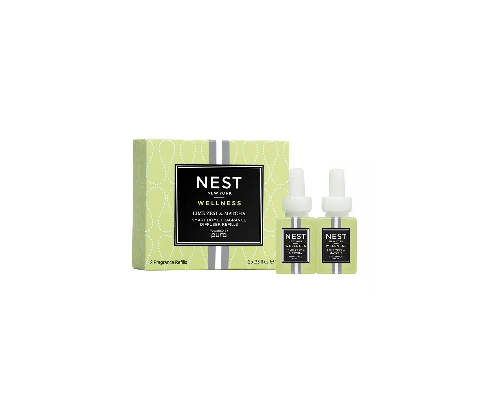 Lime Zest & Matcha Refill Duo for NEST x Pura Smart Home Fragrance Diffuser - Smart Vials Nest New York