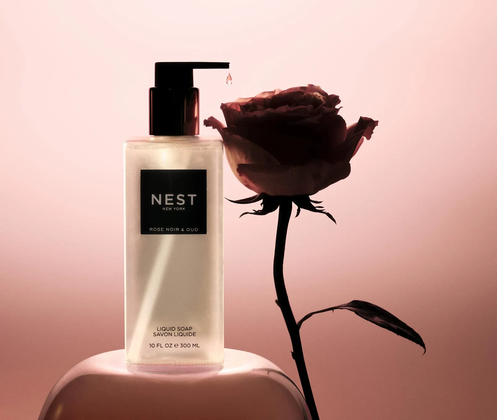 Rose Noir & Oud Liquid Soap Nest New York