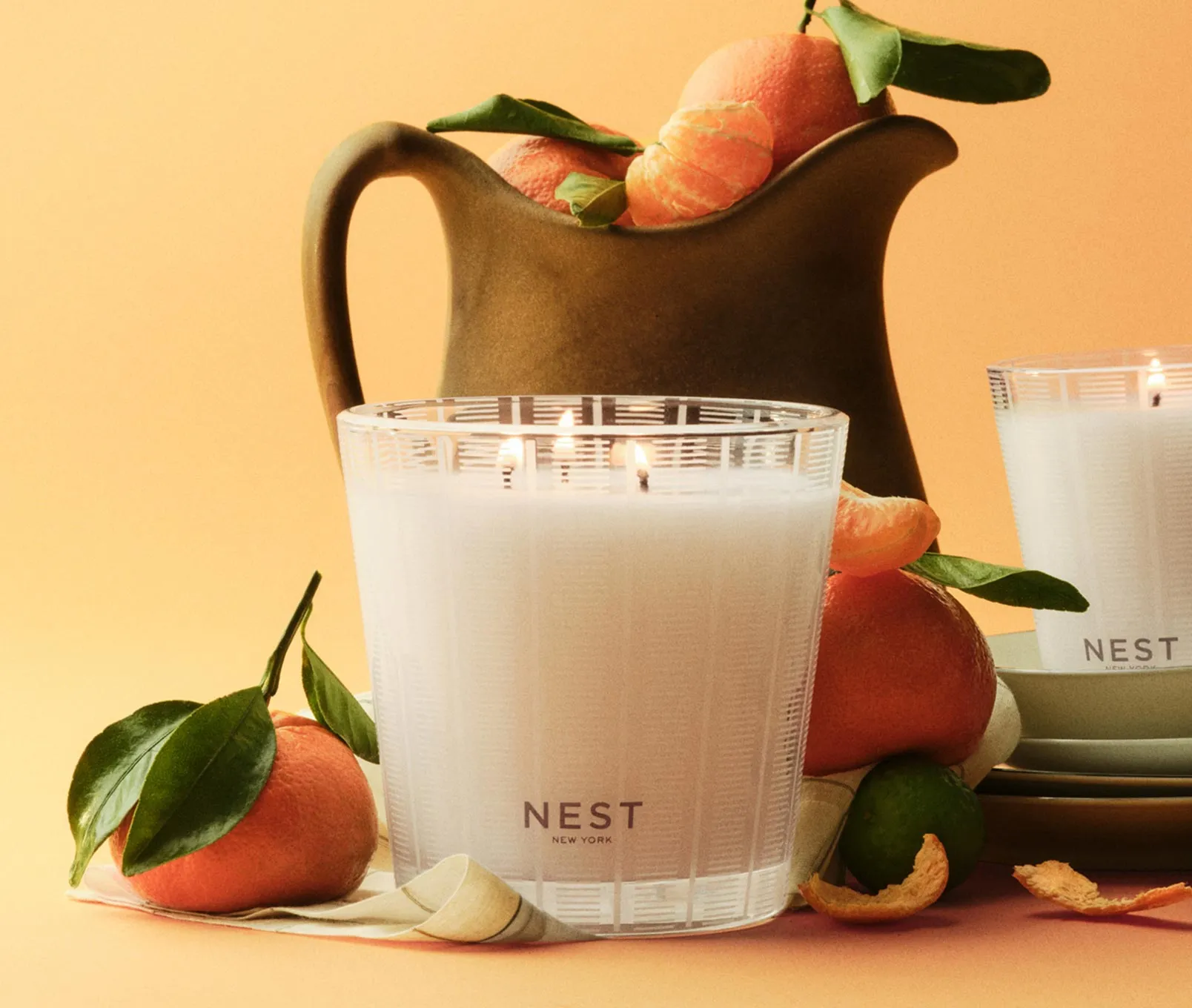 Sicilian Tangerine 3-Wick Candle Nest New York