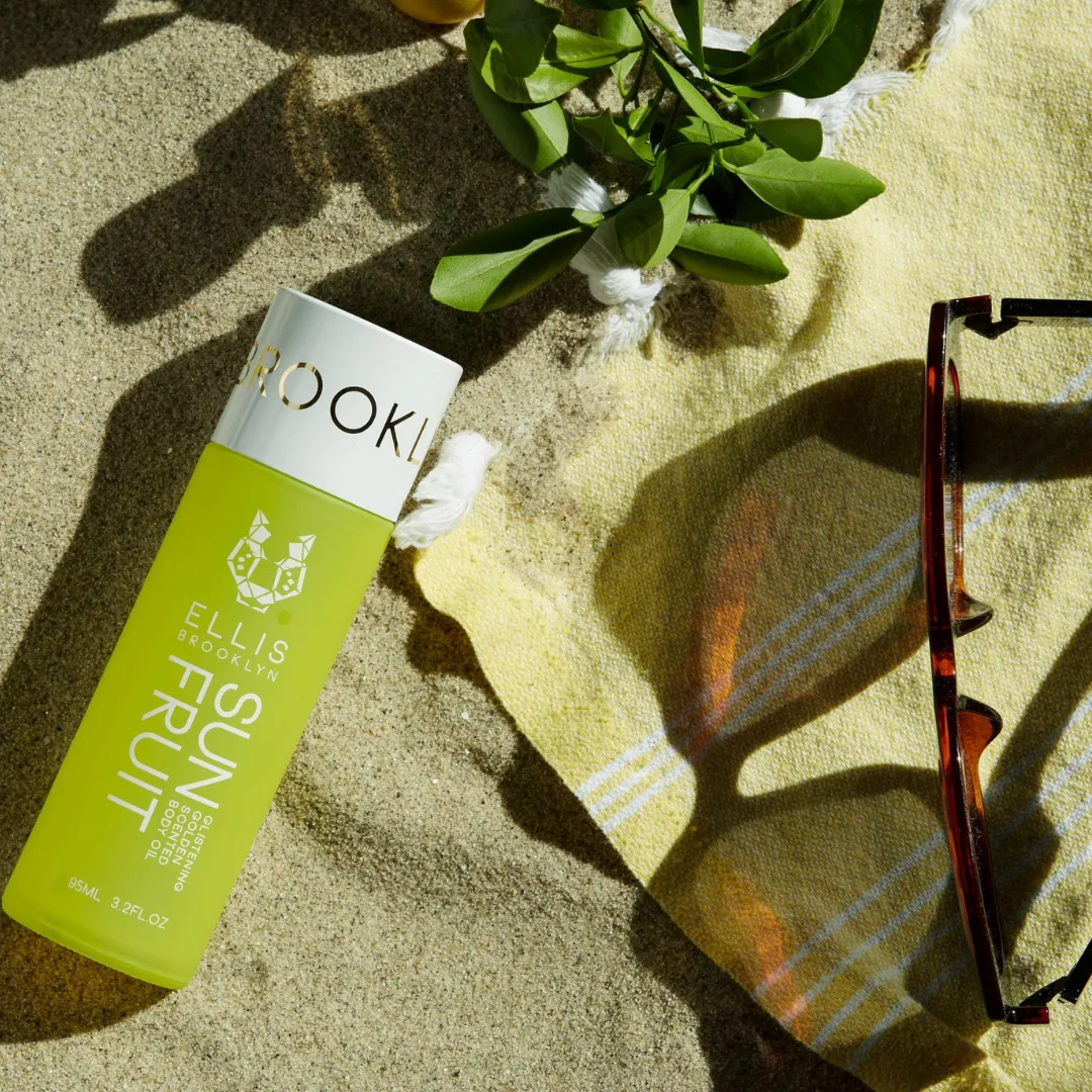 SUN FRUIT Glistening Golden Scented Body Oil Ellis Brooklyn