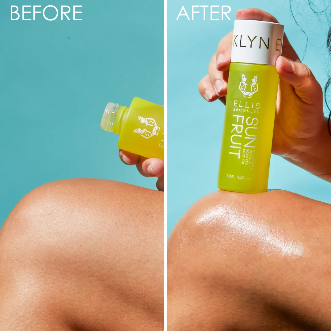 SUN FRUIT Glistening Golden Scented Body Oil Ellis Brooklyn