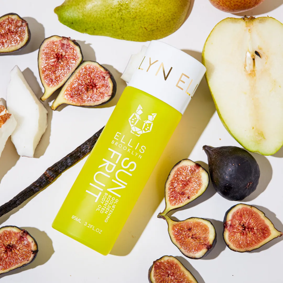 SUN FRUIT Glistening Golden Scented Body Oil Ellis Brooklyn